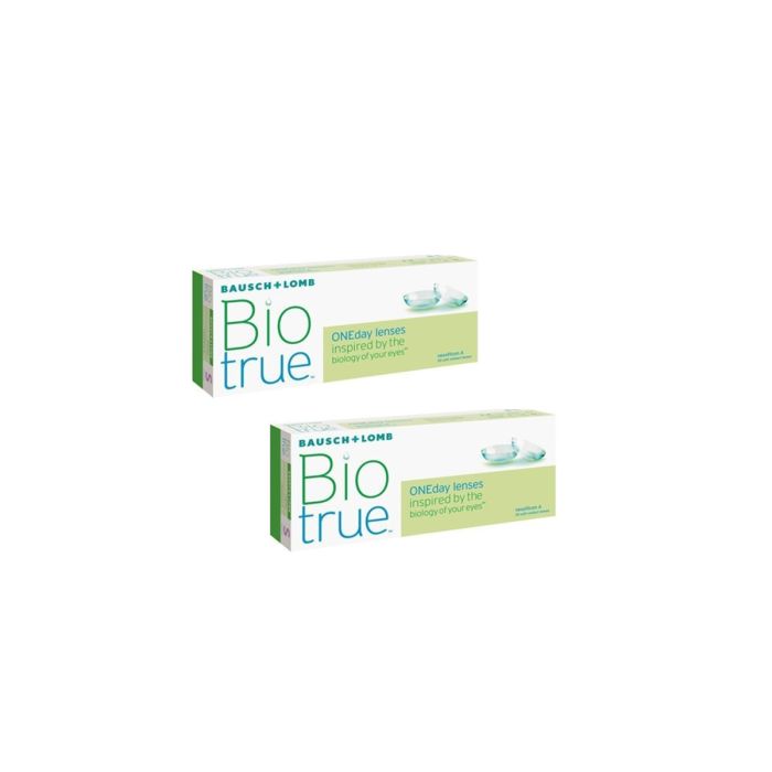 2 κουτιά Biotrue Oneday ( 30 φακοί + 10 φακοί ΔΩΡΟ ) Ημερήσιοι Μυωπίας